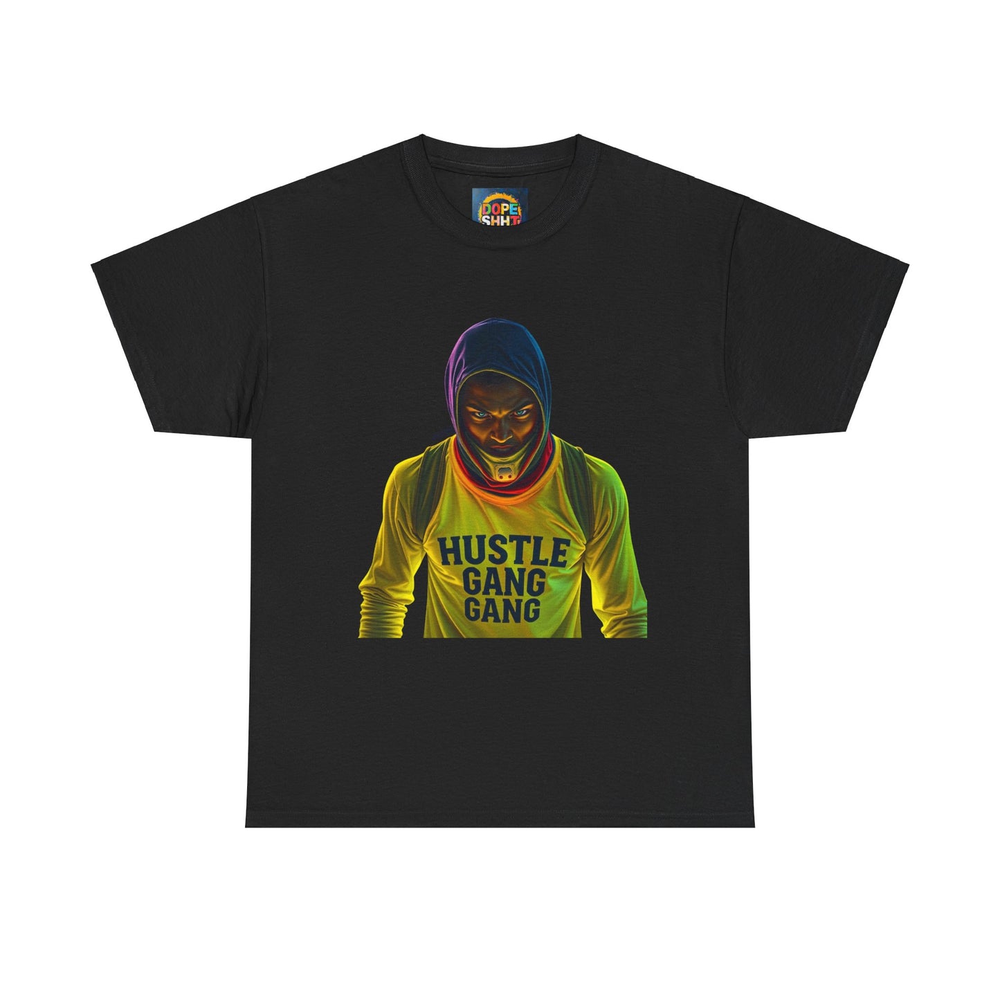Hustle Gang Unisex Heavy Cotton Tee - Bold Graphic T-Shirt for Ambitious Individuals