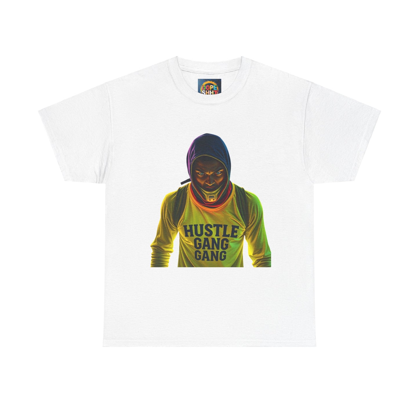 Hustle Gang Unisex Heavy Cotton Tee - Bold Graphic T-Shirt for Ambitious Individuals