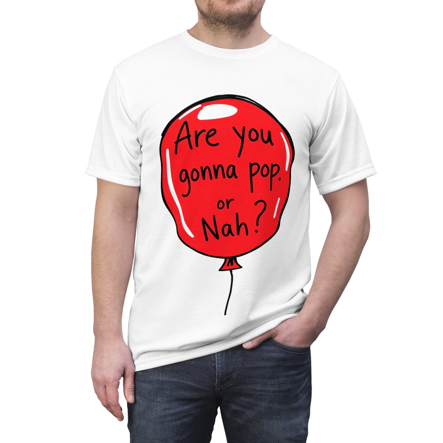 Humorous Unisex Tee - Balloon 2